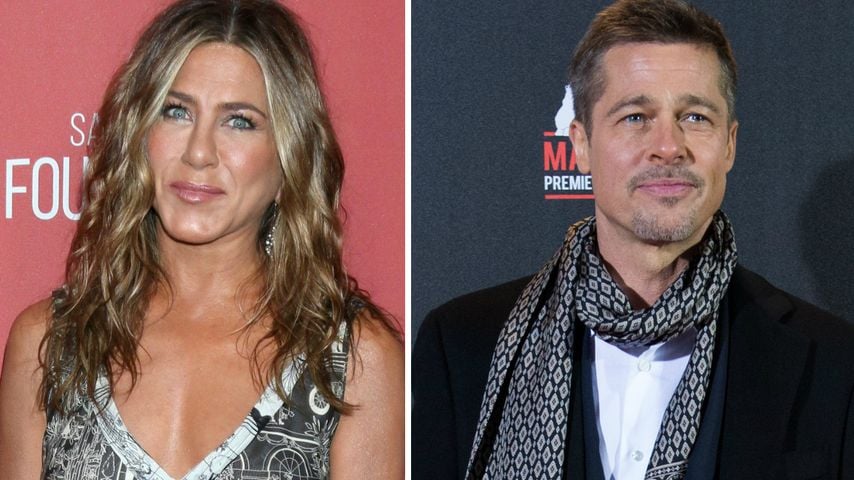 Das läuft wirklich zwischen Jennifer Aniston und Brad Pitt