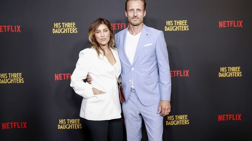 Jennifer Esposito und Ehemann Jesper Vesterstrøm beim Screening von "His Three Daughters", 2024