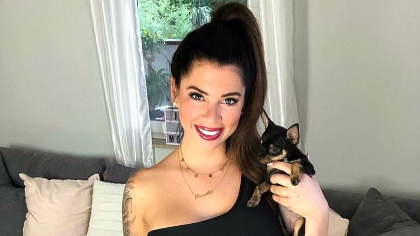 Jennifer Frankhauser mit Chihuahua-Hündin Haylie, 2019