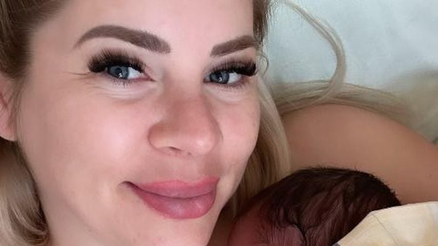 Jennifer Frankhauser mit ihrem zweiten Kind