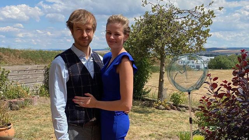 Jennifer Hof mit ihrem Mann