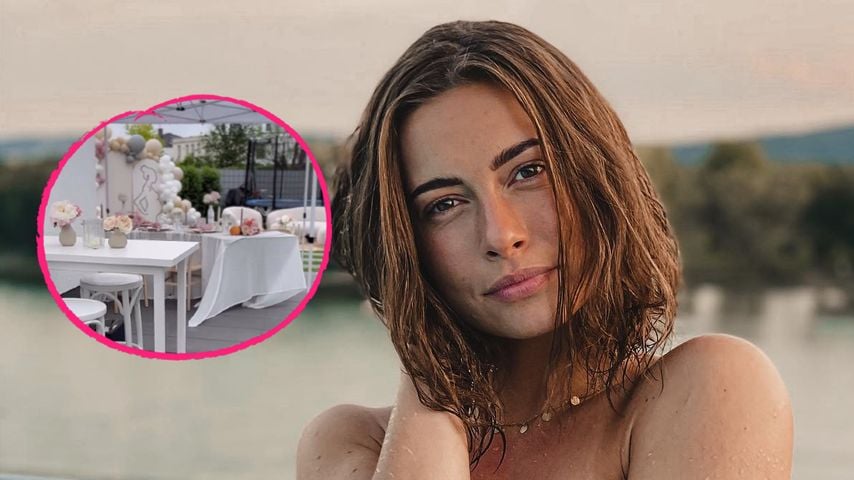 So schön feiert Jennifer Lange ihre Gender-Reveal-Party