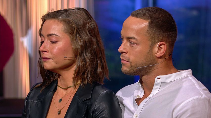 Jennifer Lange und Andrej Mangold bei der Sommerhaus-Reunion 2020