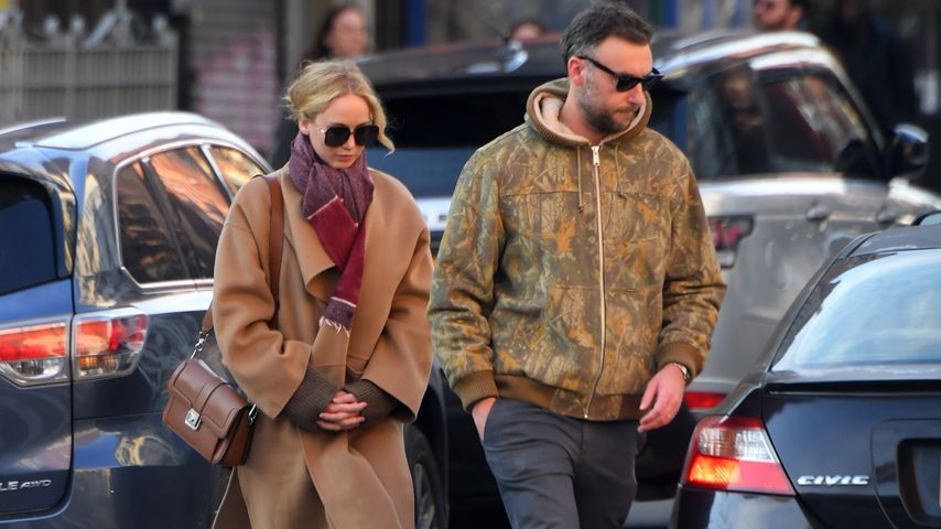 Jennifer Larence und Cooke Maroney, Dezember 2019