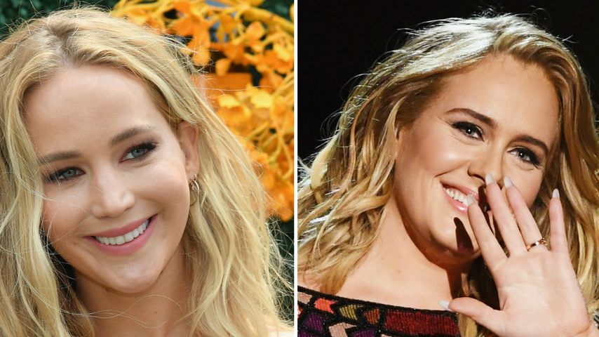 Jennifer Lawrence pinkelte bei Partynacht mit Adele in Eimer