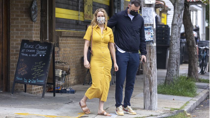 Jennifer Lawrence und Cooke Maroney in New Orleans, 2021