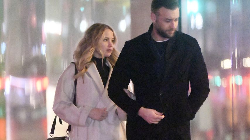 Jennifer Lawrence und ihr Mann Cooke Maroney im Februar 2019