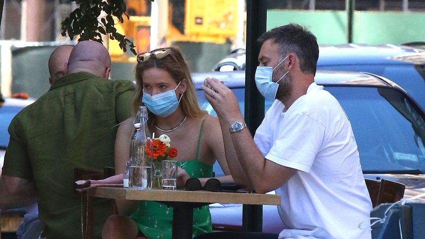 Jennifer Lawrence und Cooke Maroney in New York