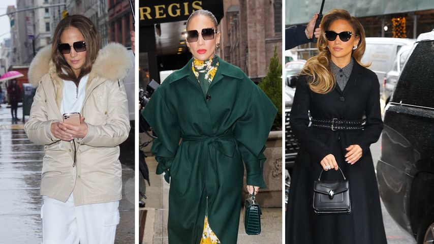 Lässig, stylish, elegant: J.Lo rockt drei Looks an einem Tag