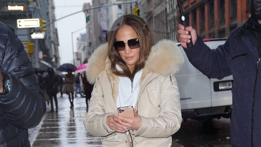 Jennifer Lopez im Februar 2022 in New York