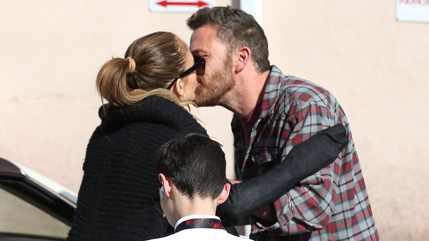 Jennifer Lopez, ihr Sohn Max und Ben Affleck in Los Angeles