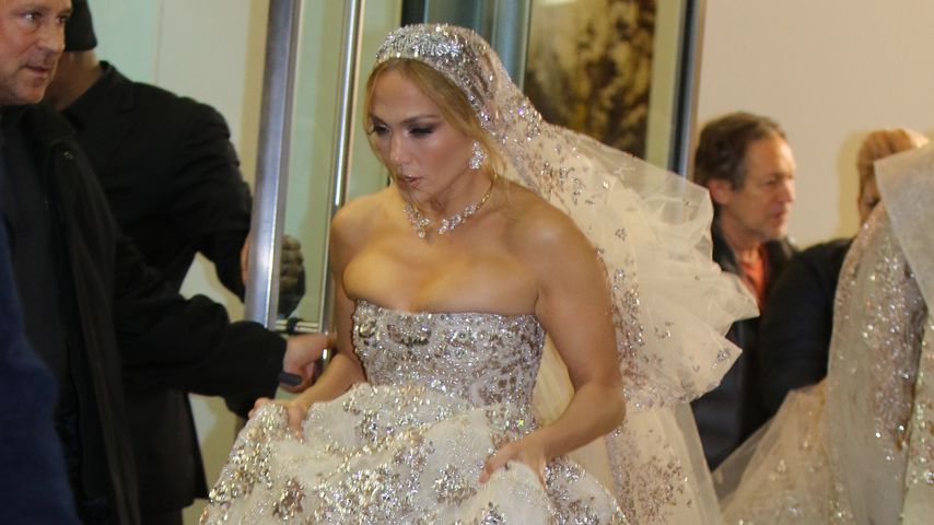 Jennifer Lopez am Filmset von "Marry Me"