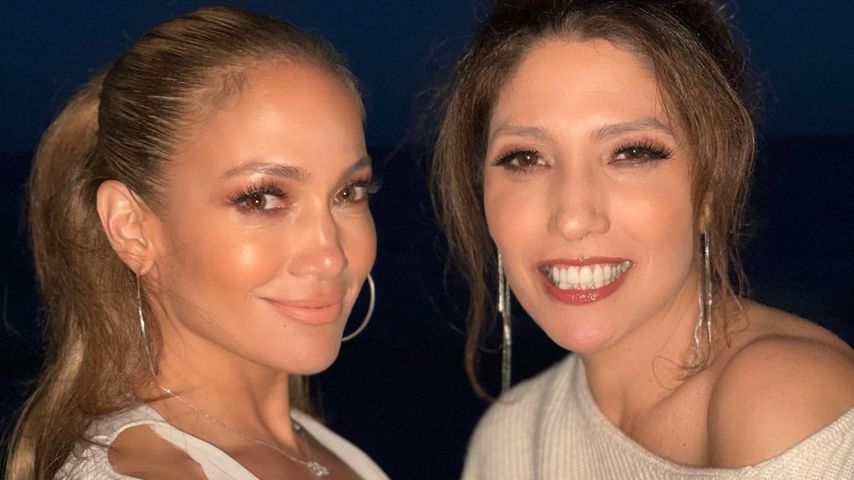 Jennifer Lopez mit ihrer Schwester Lynda