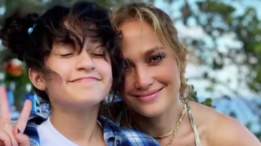 Jennifer Lopez mit ihrer Tochter Emme