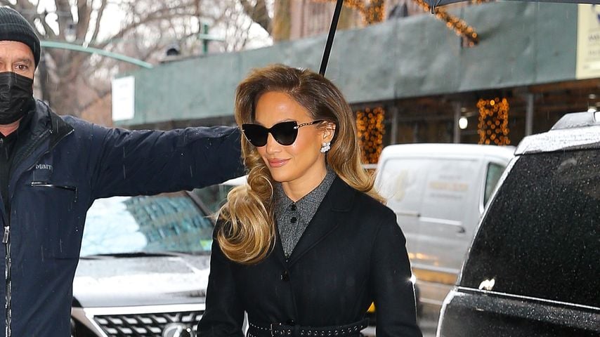 Jennifer Lopez im Februar 2022 in New York