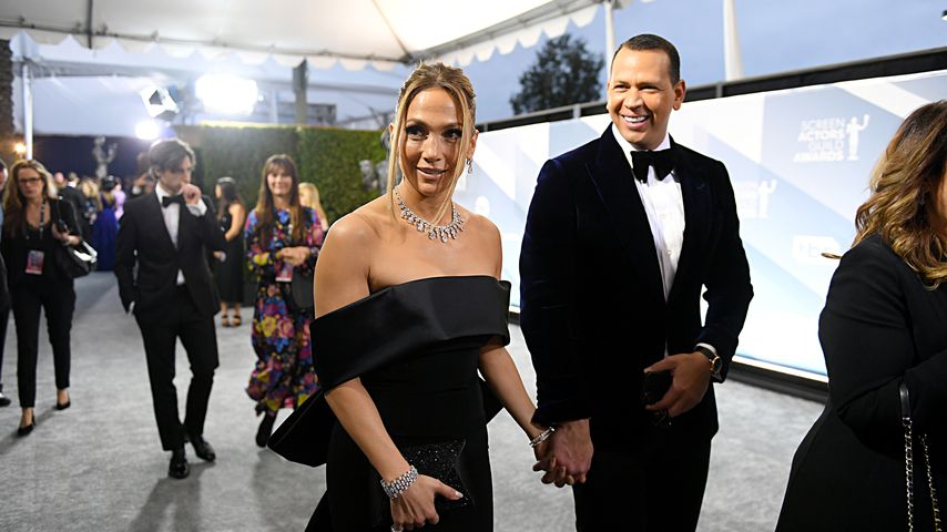 Jennifer Lopez und Alex Rodriguez bei den SAG-Awards in L.A. im Januar 2020