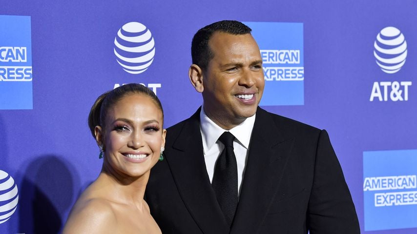 Jennifer Lopez und Alex Rodriguez im Januar 2020