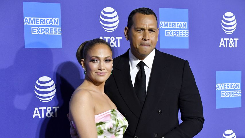 Jennifer Lopez und Alex Rodriguez im Januar 2020 in Palm Springs