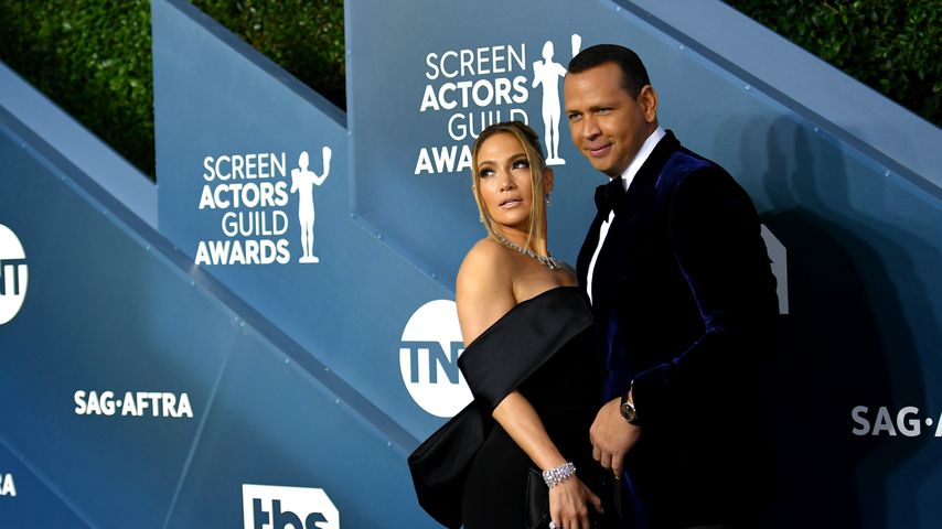 Jennifer Lopez und Alex Rodriguez im Januar 2020 in Los Angeles