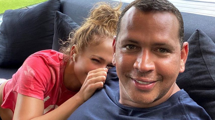 Jennifer Lopez und Alex Rodriguez im Februar 2021