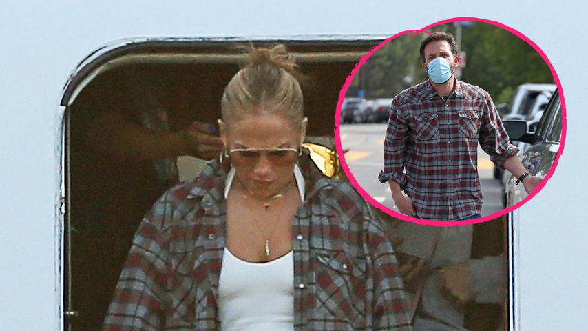 Boyfriend-Style: Trägt J.Lo hier etwa Ben Afflecks Hemd?
