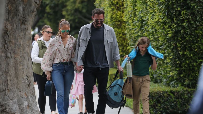 Patchworkfamilie: Ben Affleck holt seinen Sohn mit J.Lo ab