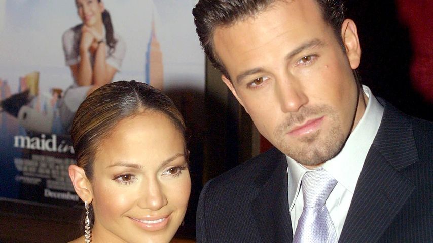 Jennifer Lopez und Ben Affleck während ihrer ersten Beziehung im Dezember 2002