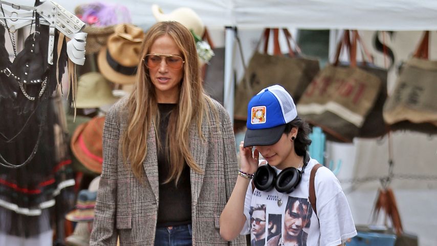 Jennifer Lopez und ihre Tochter, Juni 2024