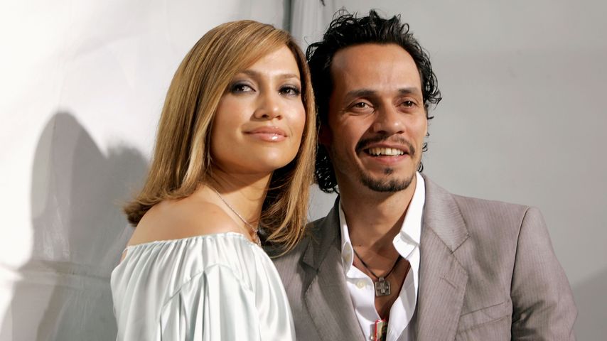 Jennifer Lopez und Marc Anthony im April 2005