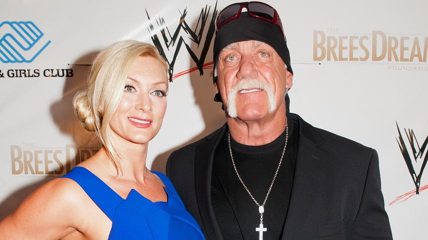 Jennifer McDaniels und Hulk Hogan im Jahr 2014