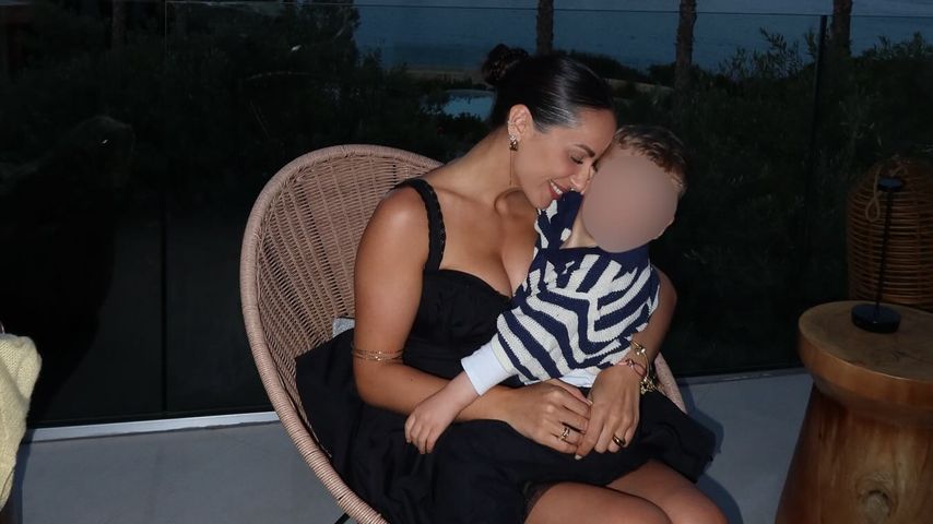 Jennifer Saro mit ihrem Sohn Keksi