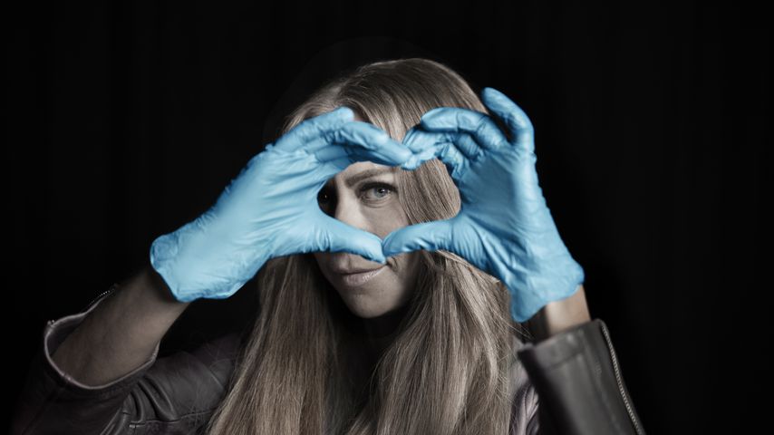 Jenny Elvers bei "Die Herzblut-Aufgabe – Promis in der Pflege"