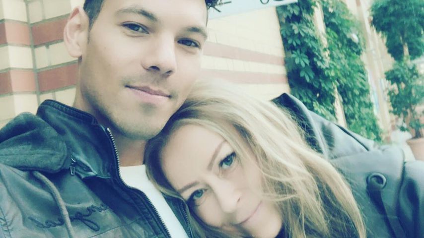 Jenny Elvers mit ihrem "Dancing on Ice"-Partner Jamal Othmann