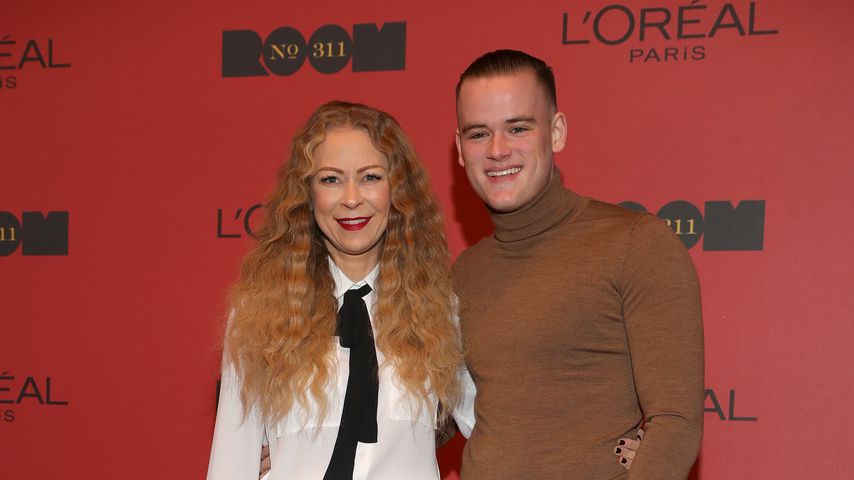 Jenny Elvers und ihr Sohn Paul auf der Berlinale 2020