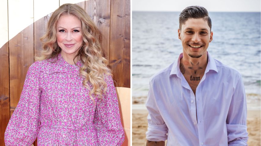 Hals-Gelecke: Jenny Elvers und Yasin züngeln bei "The 50"!