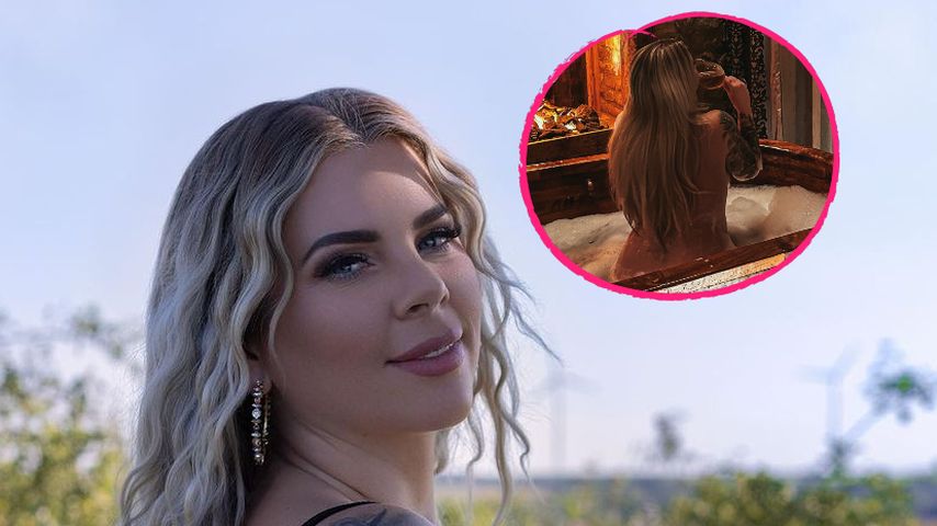 Hot: Jenny Frankhauser posiert splitternackt in der Wanne!