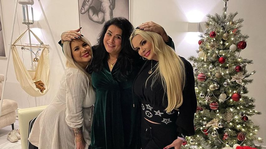 Jenny Frankhauser, Iris Klein und Daniela Katzenberger, Weihnachten 2022