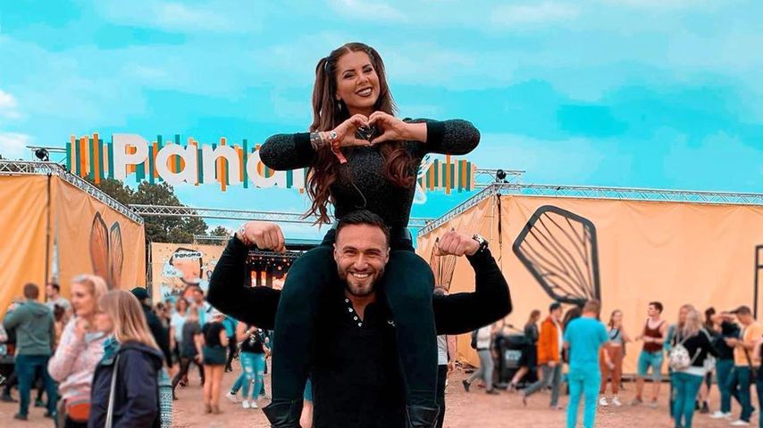 Jenny Frankhauser mit ihrem Freund Hakan