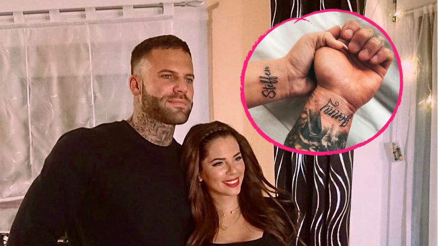 Jenny Frankhauser und ihr Steffen haben jetzt Liebes-Tattoos