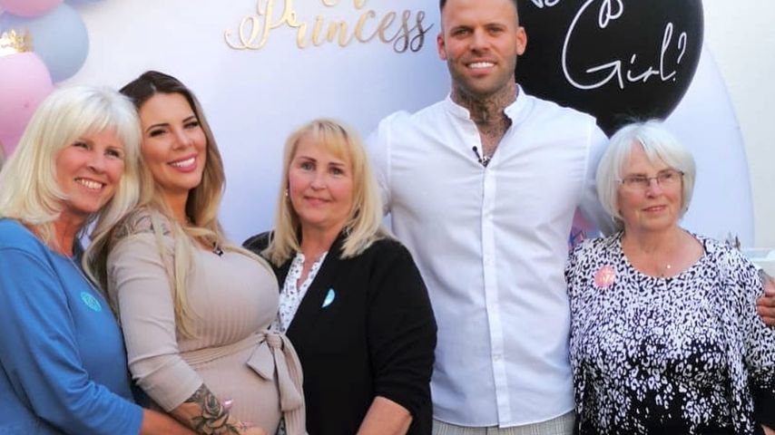 Jenny Frankhauser und Steffen König mit ihren Familien