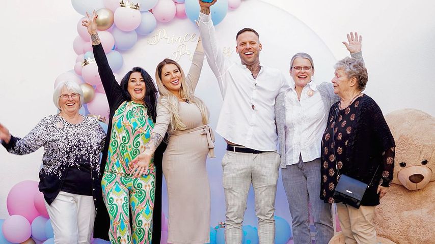 Ohne Katze! Jenny Frankhauser teilt Fotos der Gender-Party