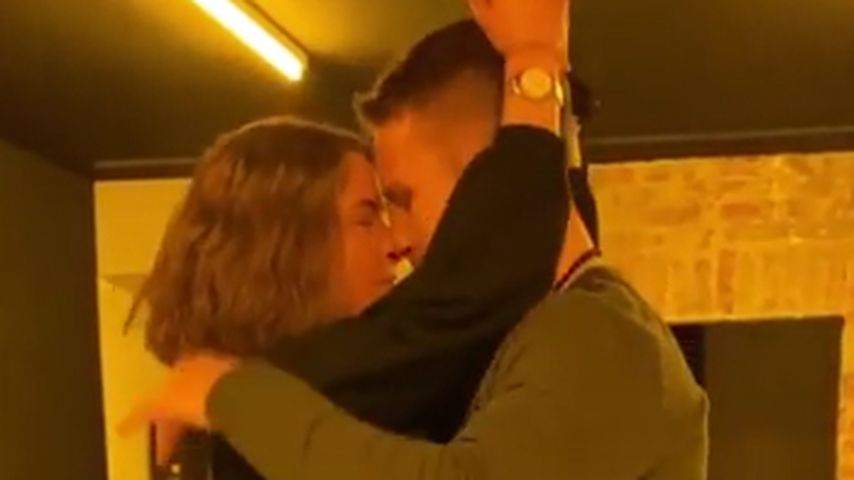 Jenny Lange mit ihrem Tanzpartner