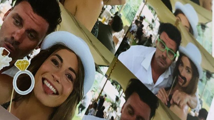 Jenny Lange und Dari auf Denise und Henning Mertens Hochzeit