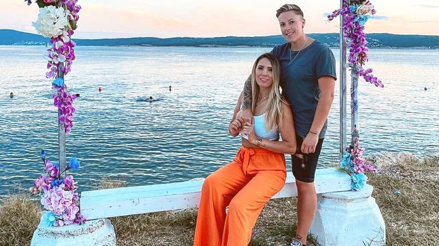 Jenny Thiede mit ihrer Freundin Lu
