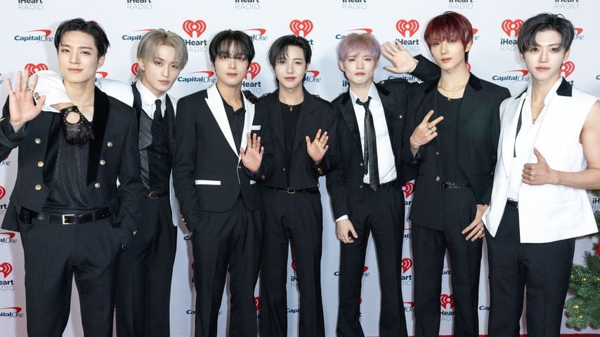 Jeno, Mark, Haechan, Renjun, Chenle, Jisung and Jaemin von beim HeartRadio Jingle Ball, Dezember 24