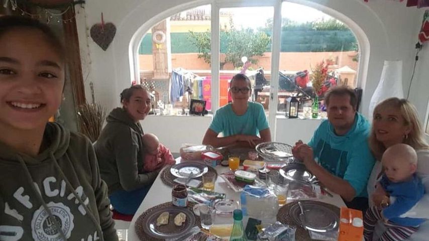 Jens Büchner mit seiner Familie