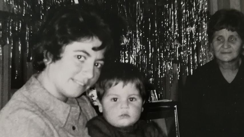 Jens Hajek als Kind mit seiner Familie