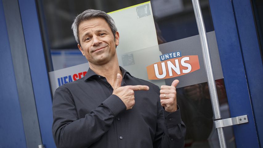 Jens Hajek am "Unter uns"-Set