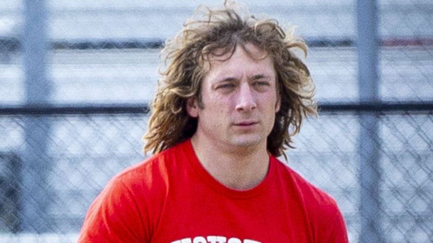 Jeremy Allen White am Set von "The Iron Claw"