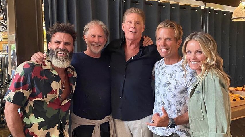 David Hasselhoff feierte seinen 70. mit "Baywatch"-Reunion
